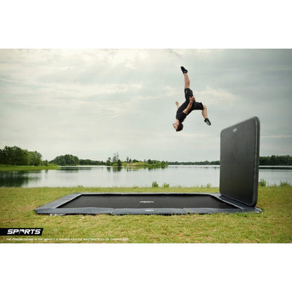Cama Elastica Berg Flatground Ultim Elite 500 + Aerowall Negro.