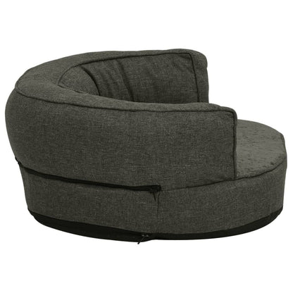 Vidaxl Colchón Para Cama De Perro Ergonómico Gris Oscuro 75x53 Cm_4