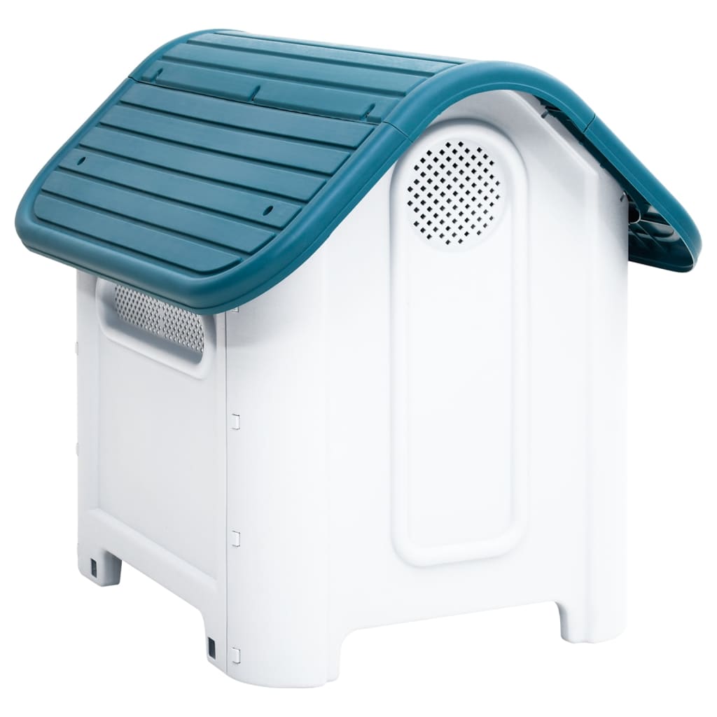 Caseta Para Perros Polipropileno Azul 59x75x66 Cm_3