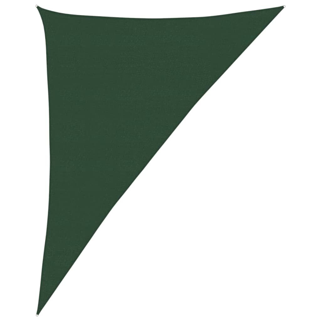 Vidaxl Toldo De Vela Hdpe Verde Oscuro 160 G/m² 4x5x6,8 M_0