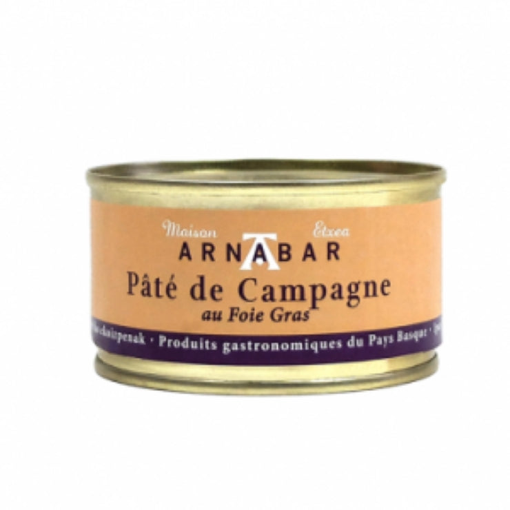 Paté De Campagne Con Foie Gras arnabar 125 Grs._0