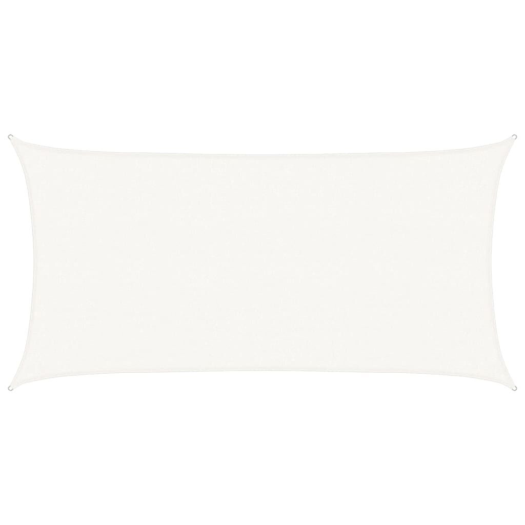 Vidaxl Toldo De Vela Blanco Hdpe 160 G/m² 2,5x5 M_0