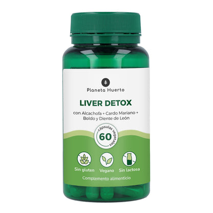 Liver Detox Depurativo Hígado Planeta Huerto 60 cápsulas