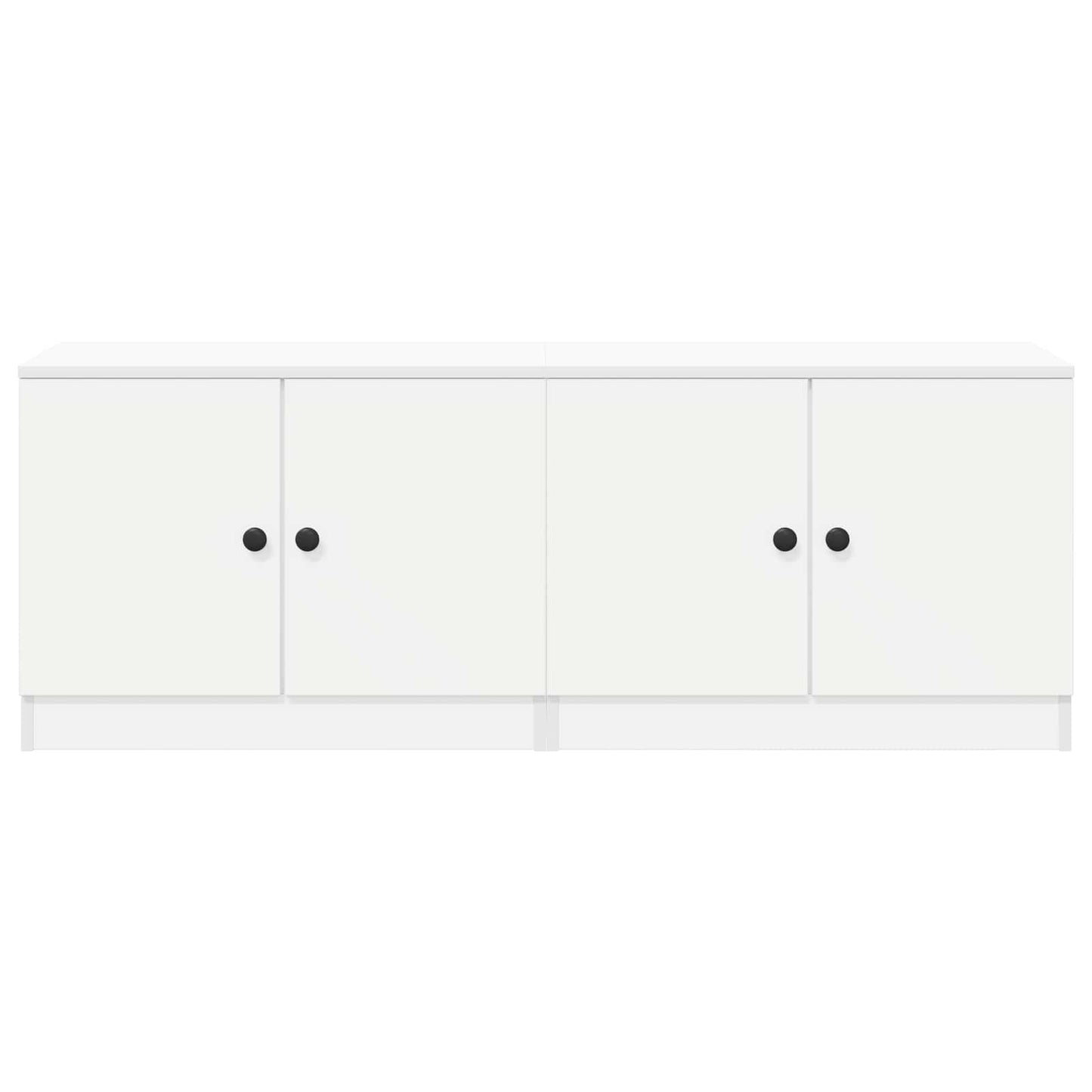 Armario De Almacenamiento Para Cama Alta 2 Uds. Blanco_4