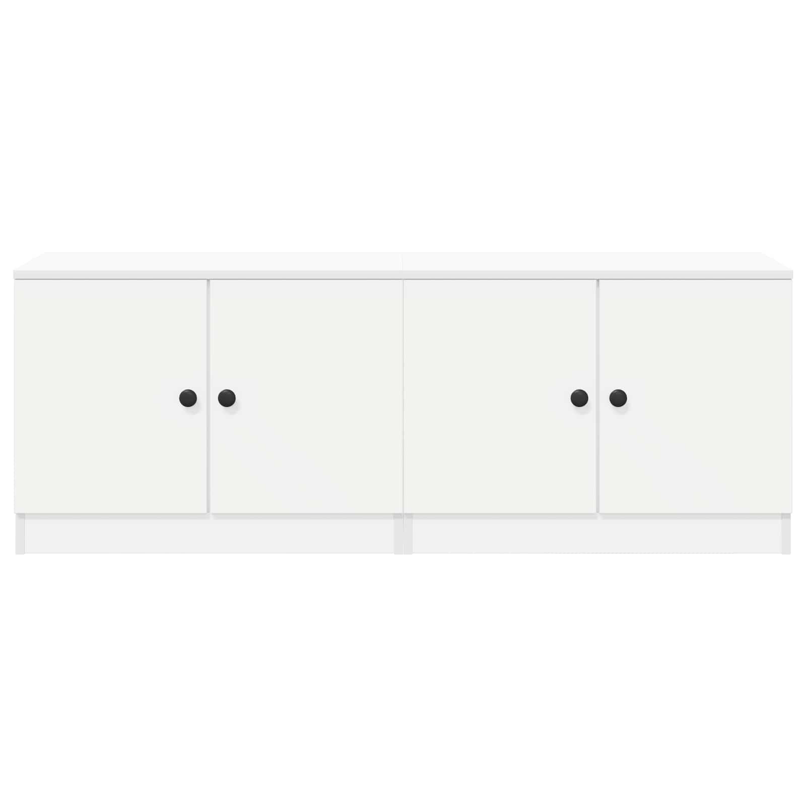 Armario De Almacenamiento Para Cama Alta 2 Uds. Blanco_4