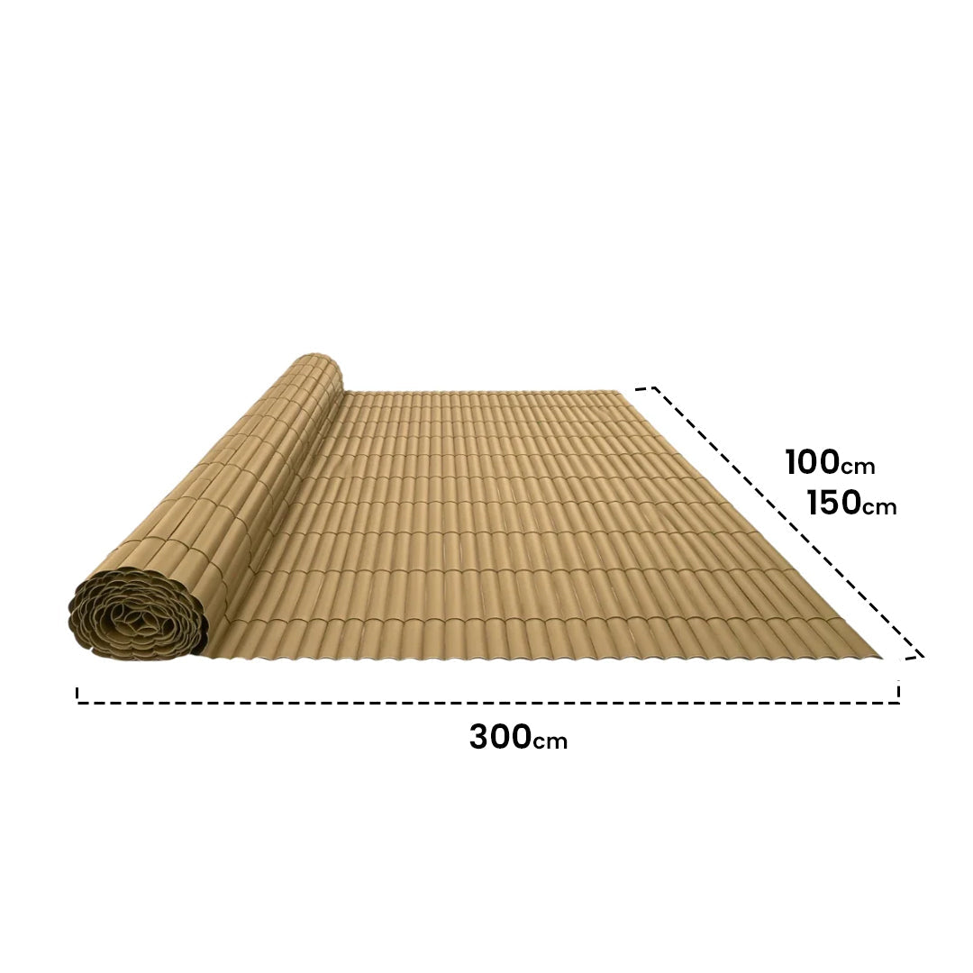 Cañizo Pvc Plasticane 1.5x3 M Caña Nortene_1