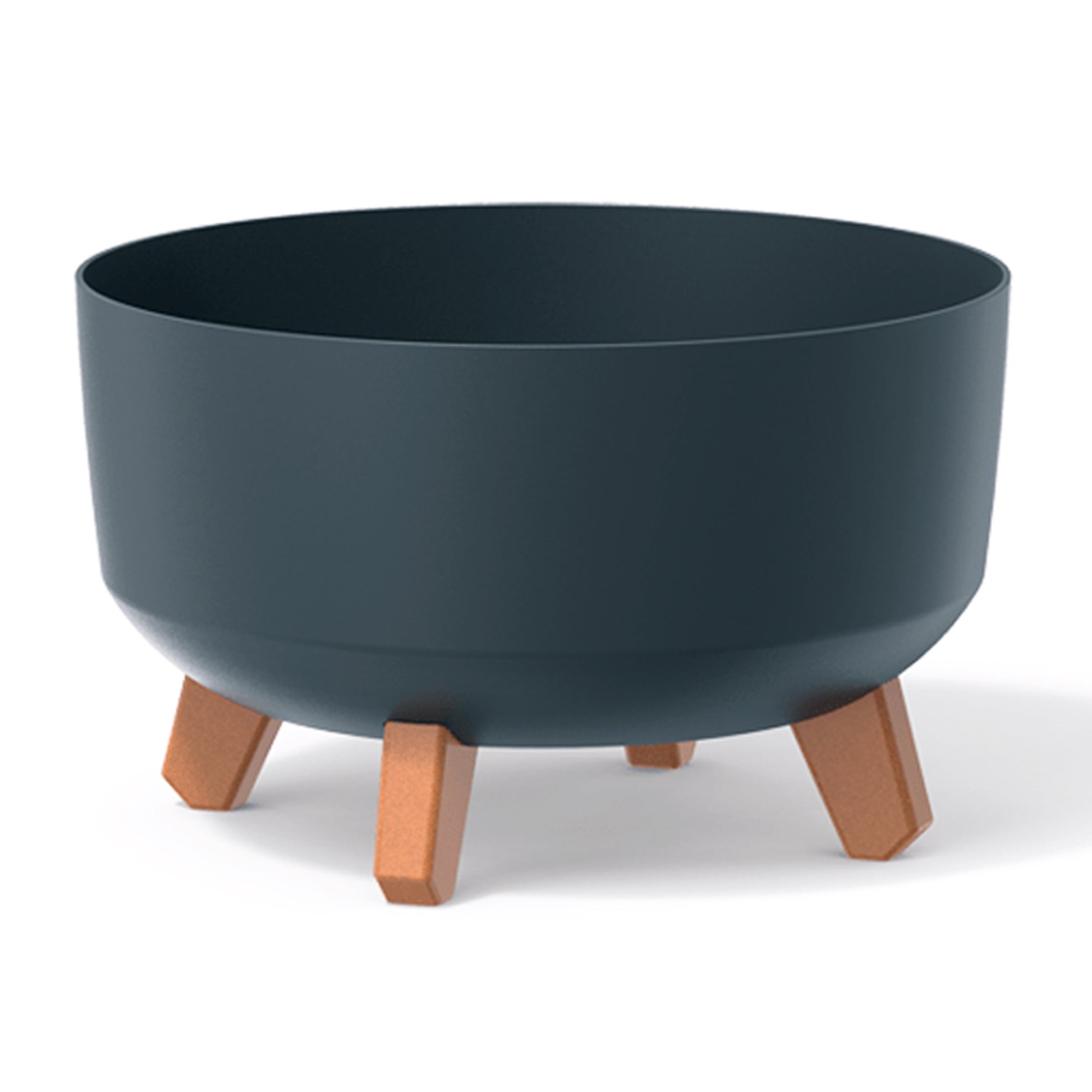 Macetero Color Antracita,sin Depósito , Colección Gracia De 28,5 X 28,5 X 17,7 Cm, Capacidad De 6,8 L._0