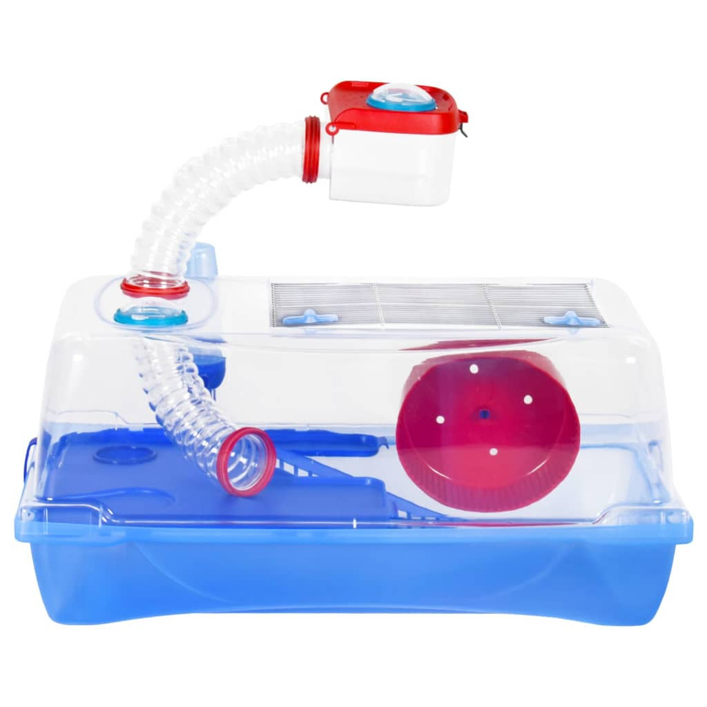 Vidaxl Jaula Para Hámster Polipropileno Roja 57x33x26 Cm_1
