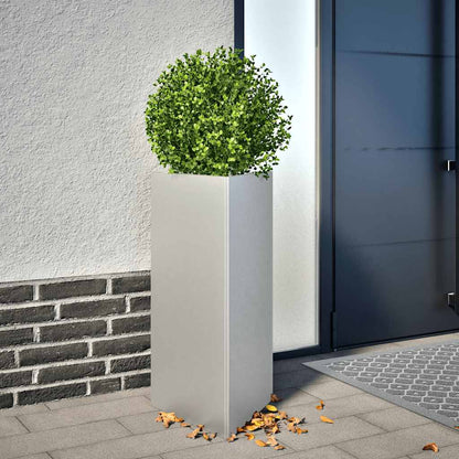 Jardineras Triangulares 2 Uds Acero Galvanizado 40x34,5x75 Cm_1