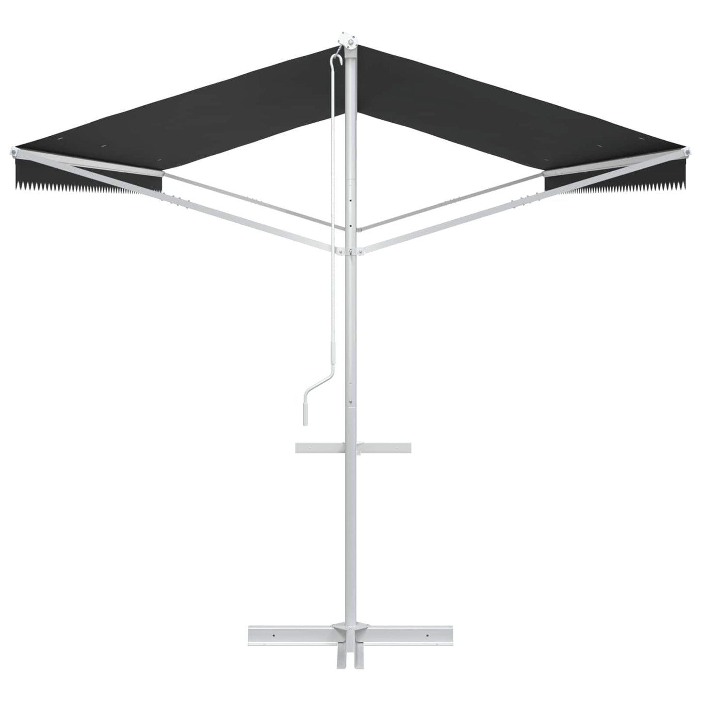 Toldo Independiente Gris Antracita 6 X 3 M Poliéster_4