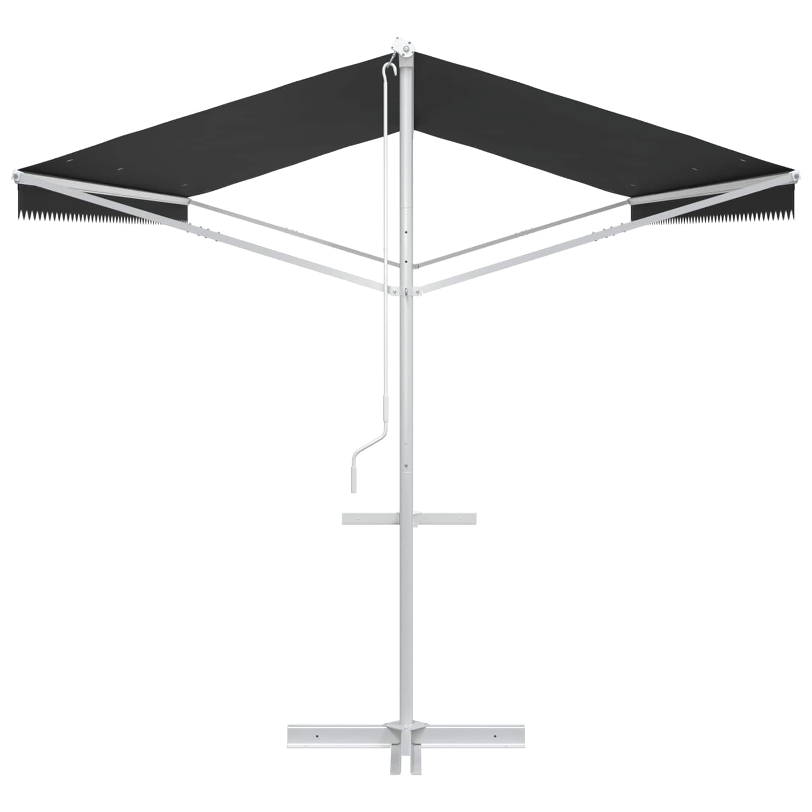 Toldo Independiente Gris Antracita 6 X 3 M Poliéster_4