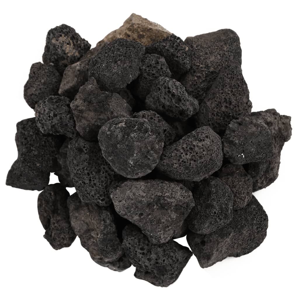 Vidaxl Rocas Volcánicas Negras 25 Kg 3-5 Cm_2