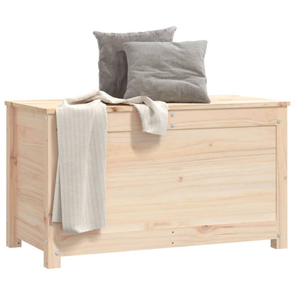 Caja De Almacenamiento Madera Maciza De Pino 80x40x45,5 Cm_3