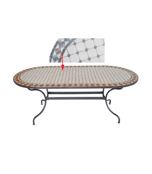 Mesa Ovalada Para Terraza Jardin Mosaico Montecarlo-200._0