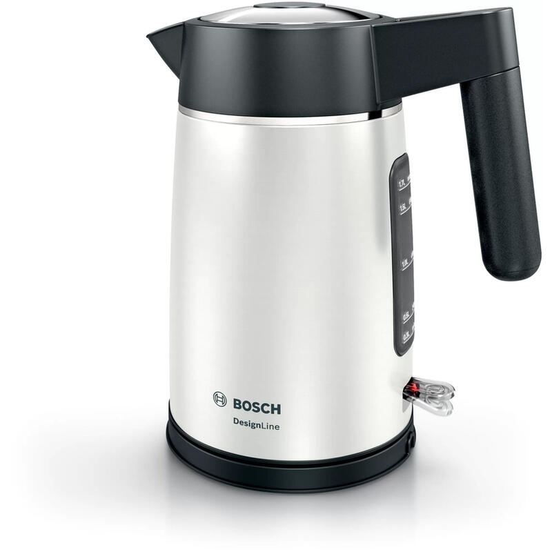 Hervidor De Agua Bosch Twk 5p471 1.7 L 2400 W Black, Silver_0