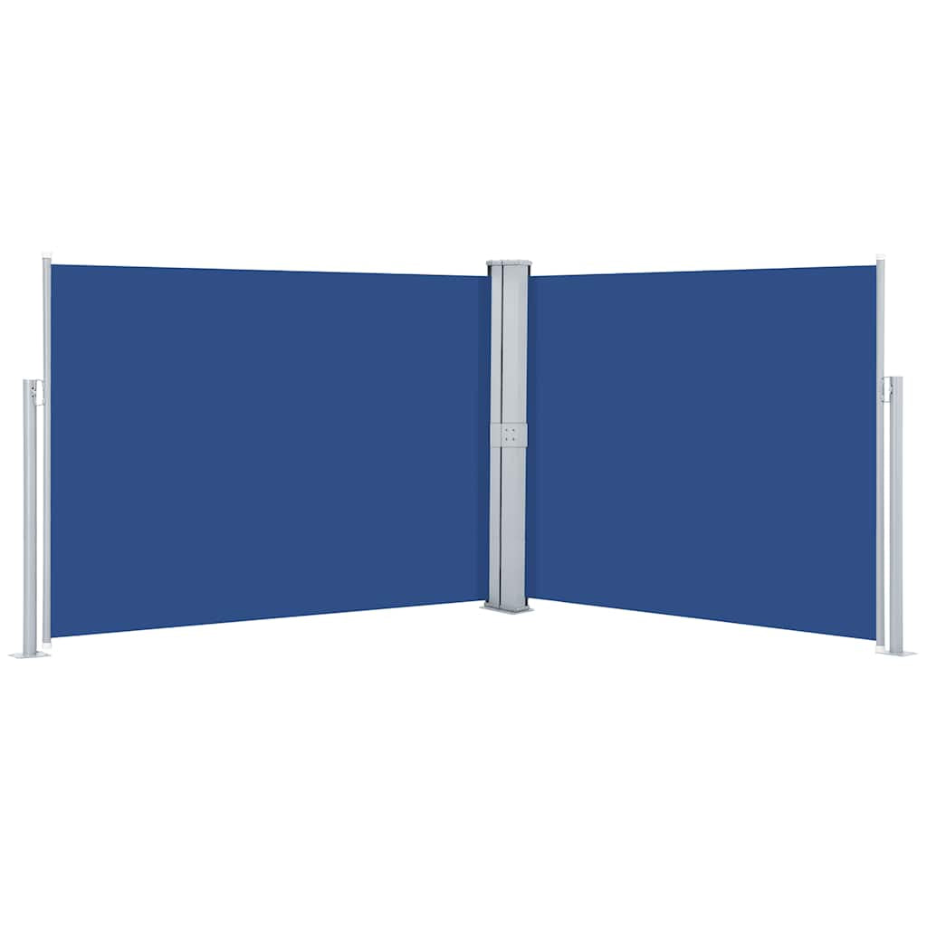 Vidaxl Toldo Lateral Retráctil Azul 140x1000 Cm_0