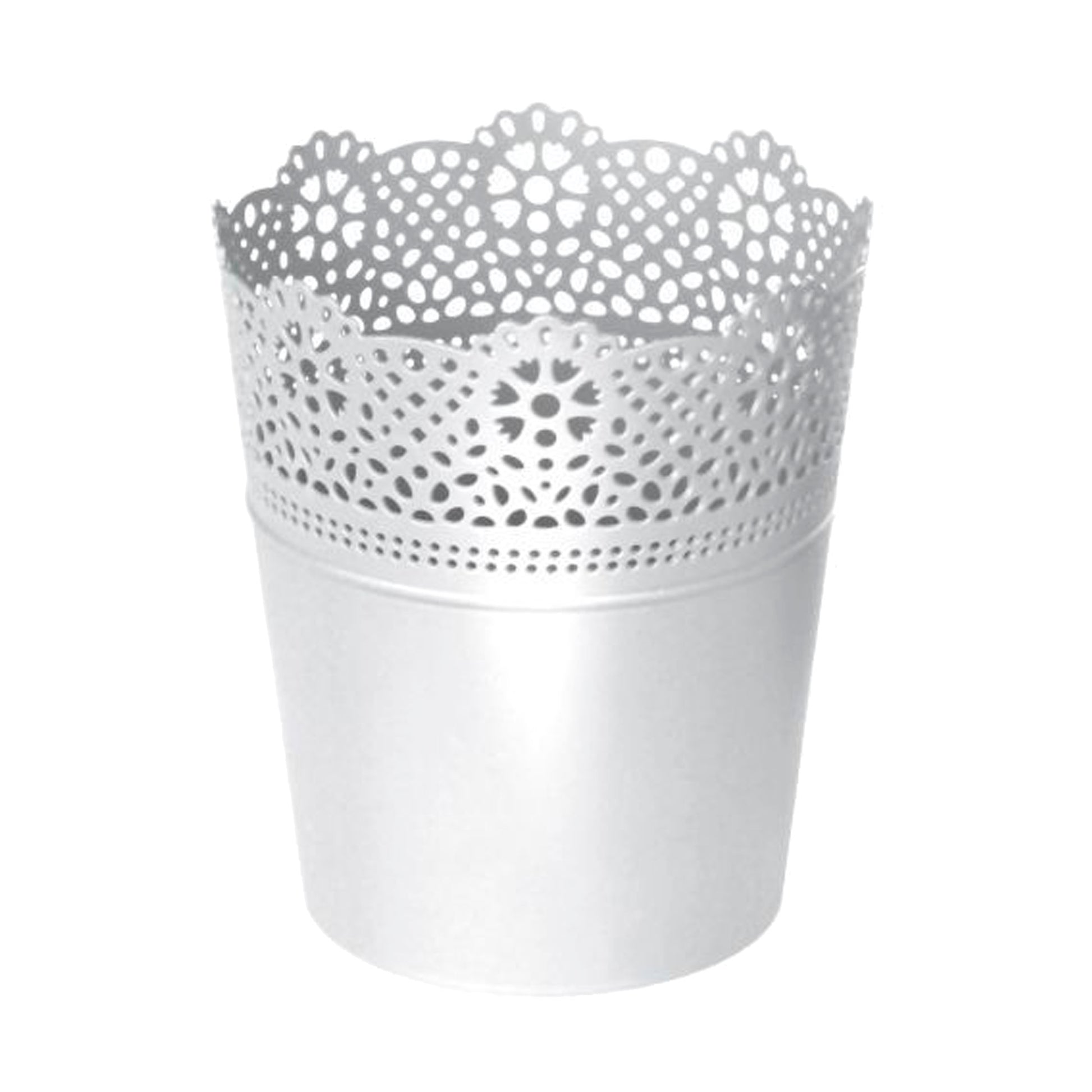 Maceta Lace , Dimensiones (mm) 112x112x130, Color Blanco_0