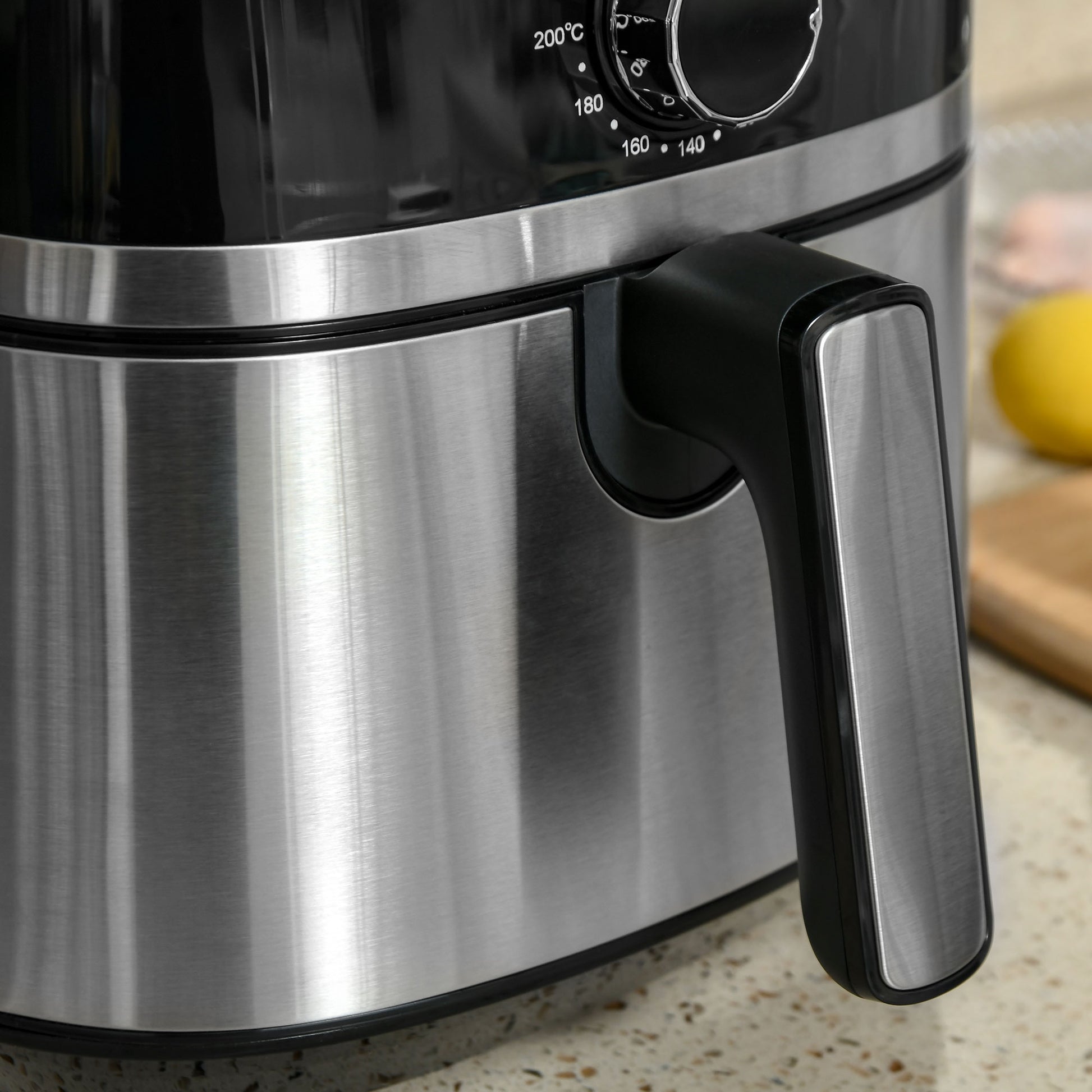 Homcom Freidora Sin Aceite 1500w 4,5l 8 Programas Y Temporizador 35,5x28x33,8 Cm_3