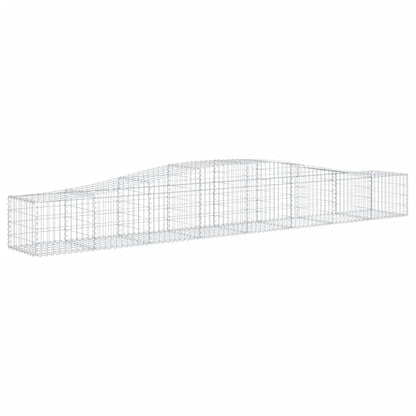 Cestas De Gaviones 9 Uds Forma De Arco Hierro 400x50x40/60 Cm_2