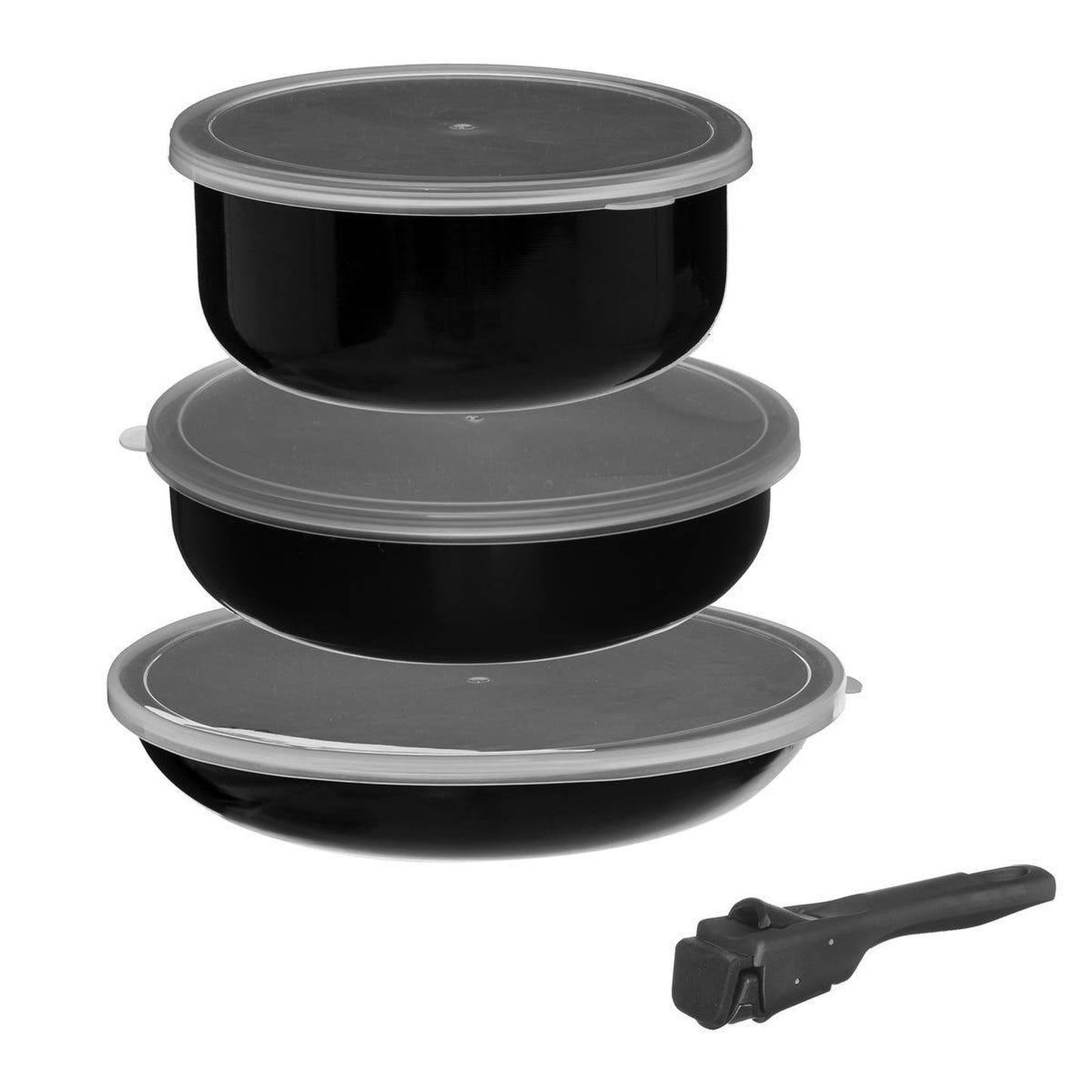 Batería De Cocina Con Utensilio Extraíble En Aluminio Prensado_0