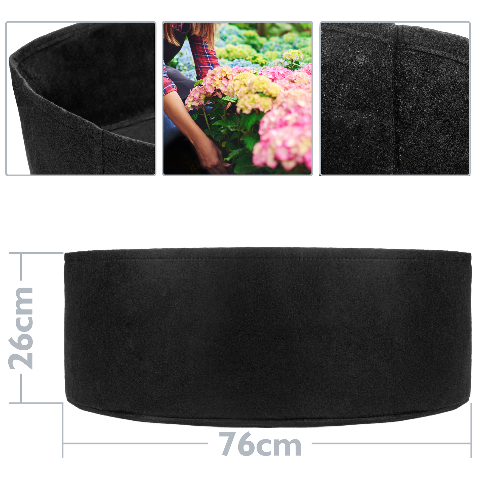 Bolsa De Cultivo Y Crecimiento De Plantas 76x26cm 4 Unidades_1