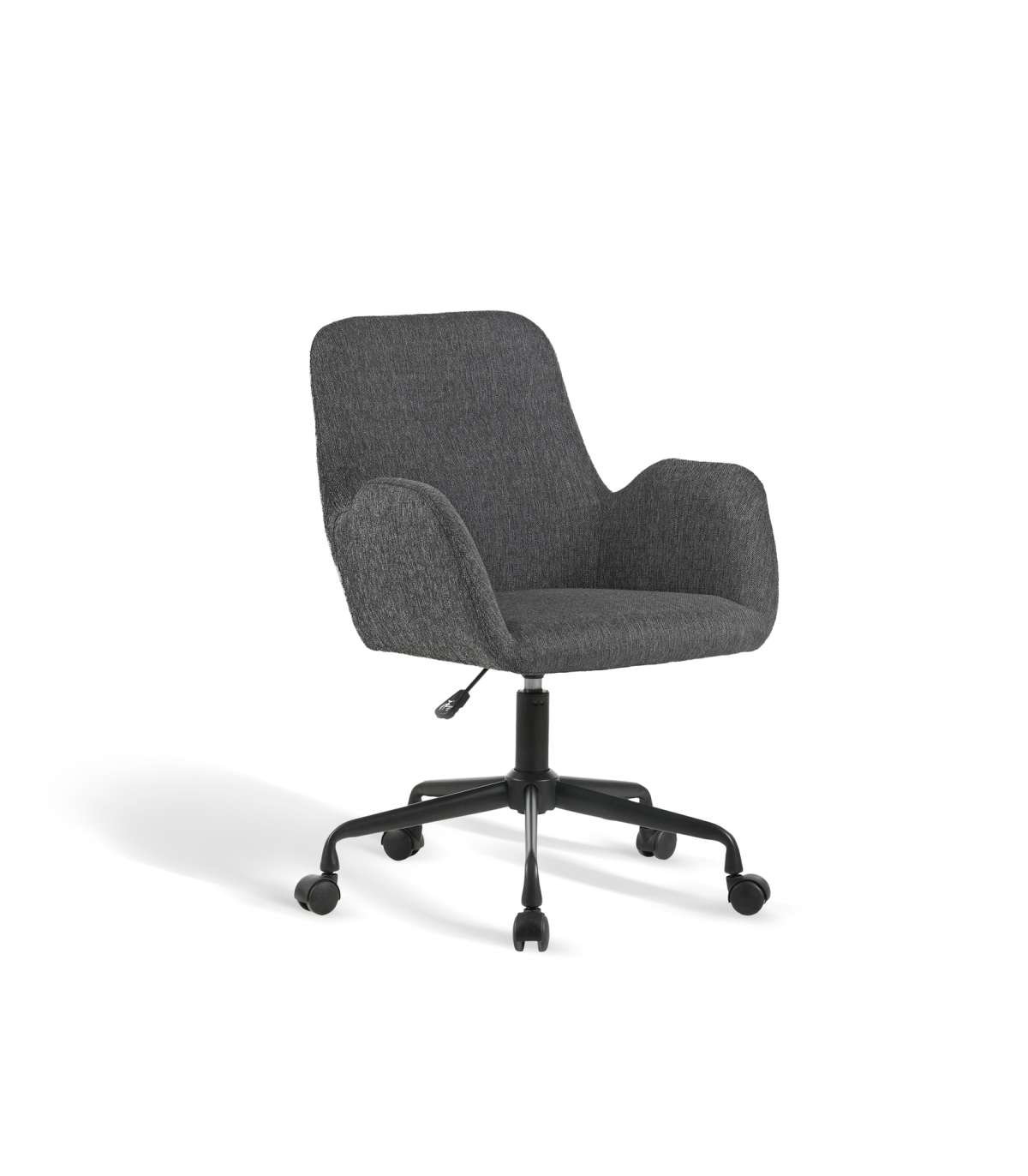 Silla Despacho Giratoria Elevable Acabado Gris Oscuro, 61m(ancho) 82/90cm(altura) 64cm(fon_0