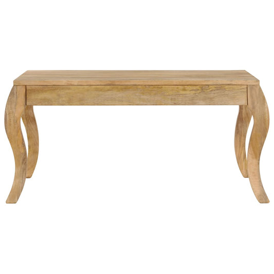 Mesa De Centro De Madera Maciza De Mango 80x80x40 Cm_0