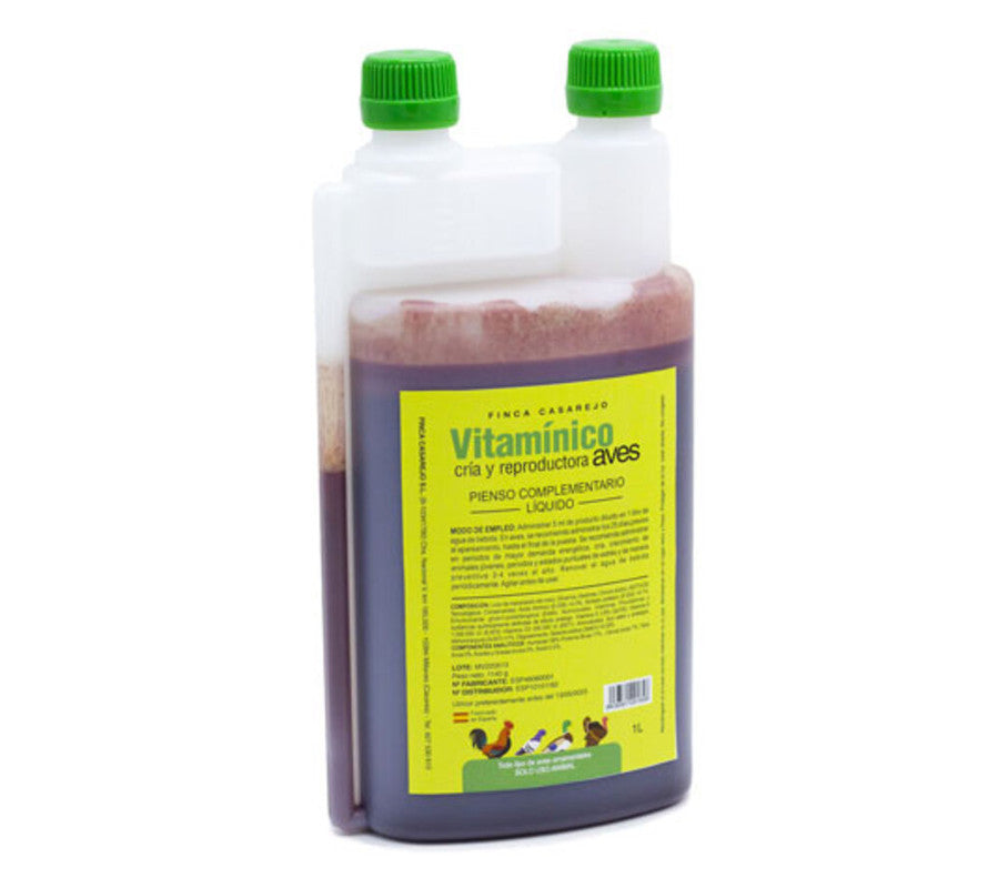 Vitamínico 1L – Complemento líquido con vitaminas y minerales para aves –Apoyo nutricional en reproducción y Crecimiento_0