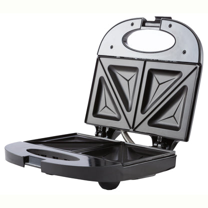 Sandwichera, 2 Sandwiches, Placas Antiadherentes, Tostado Perfecto, Acero Inoxidable, Compacta Adler Ad3015 850w