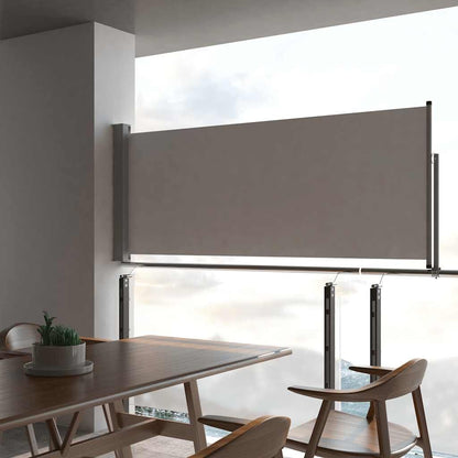 Vidaxl Toldo Lateral Retráctil Para Patio 100x300 Cm Gris_1