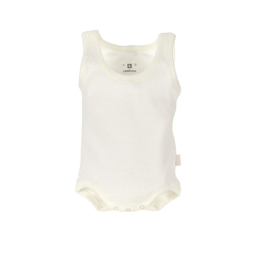 Body desmangado para recién nacidos en color beige talla 12