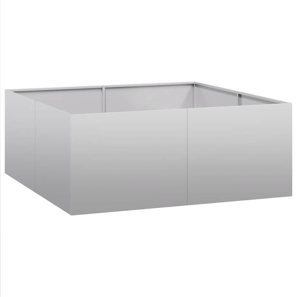 Jardinera 100x100x40 Cm De Acero Galvanizado_0