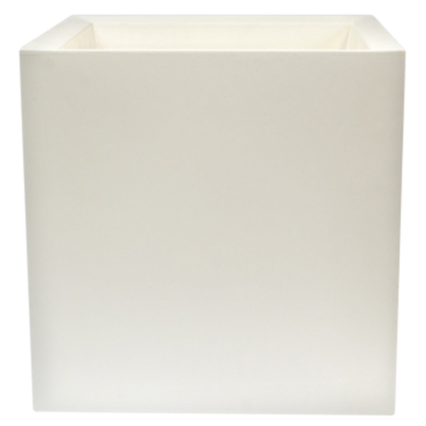 Macetero De Polietileno Blanco 40x40 Cm_0