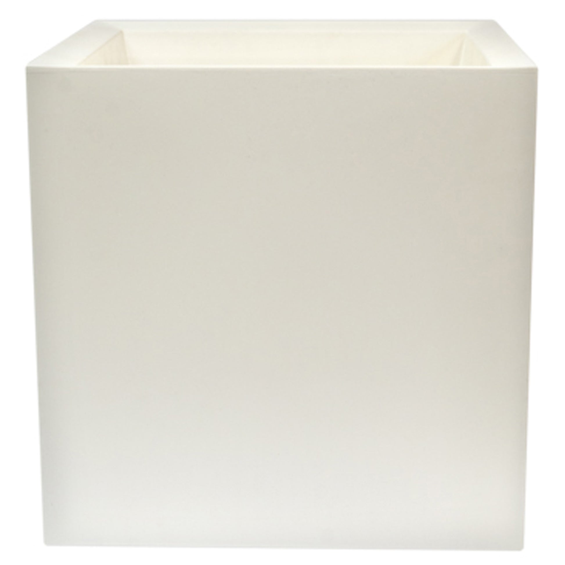 Macetero De Polietileno Blanco 40x40 Cm_0
