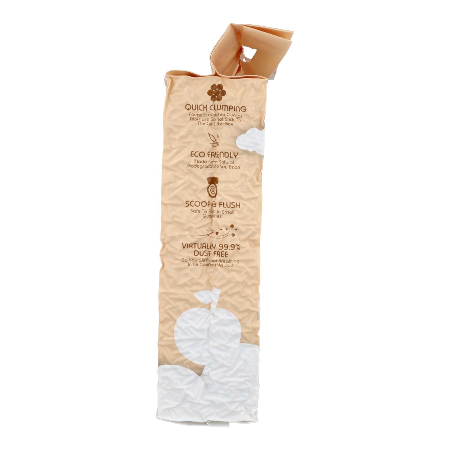 Kit Cat SoyaClump Pack Ahorro 12 - Peach 7 L Arena Vegetal para gatos