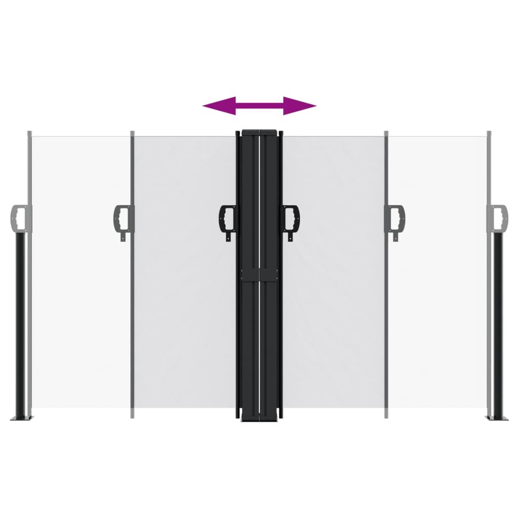 Vidaxl Toldo Lateral Retráctil Blanco 140x600 Cm_4