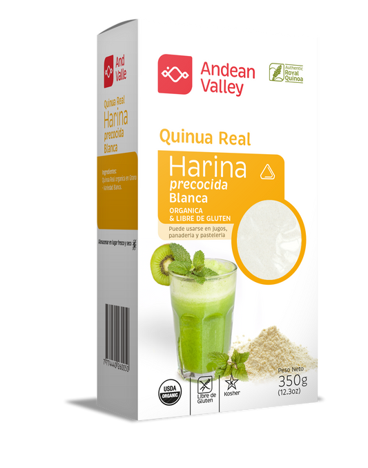 Harina Precocida De Quinua Real Blanca Orgánica_0