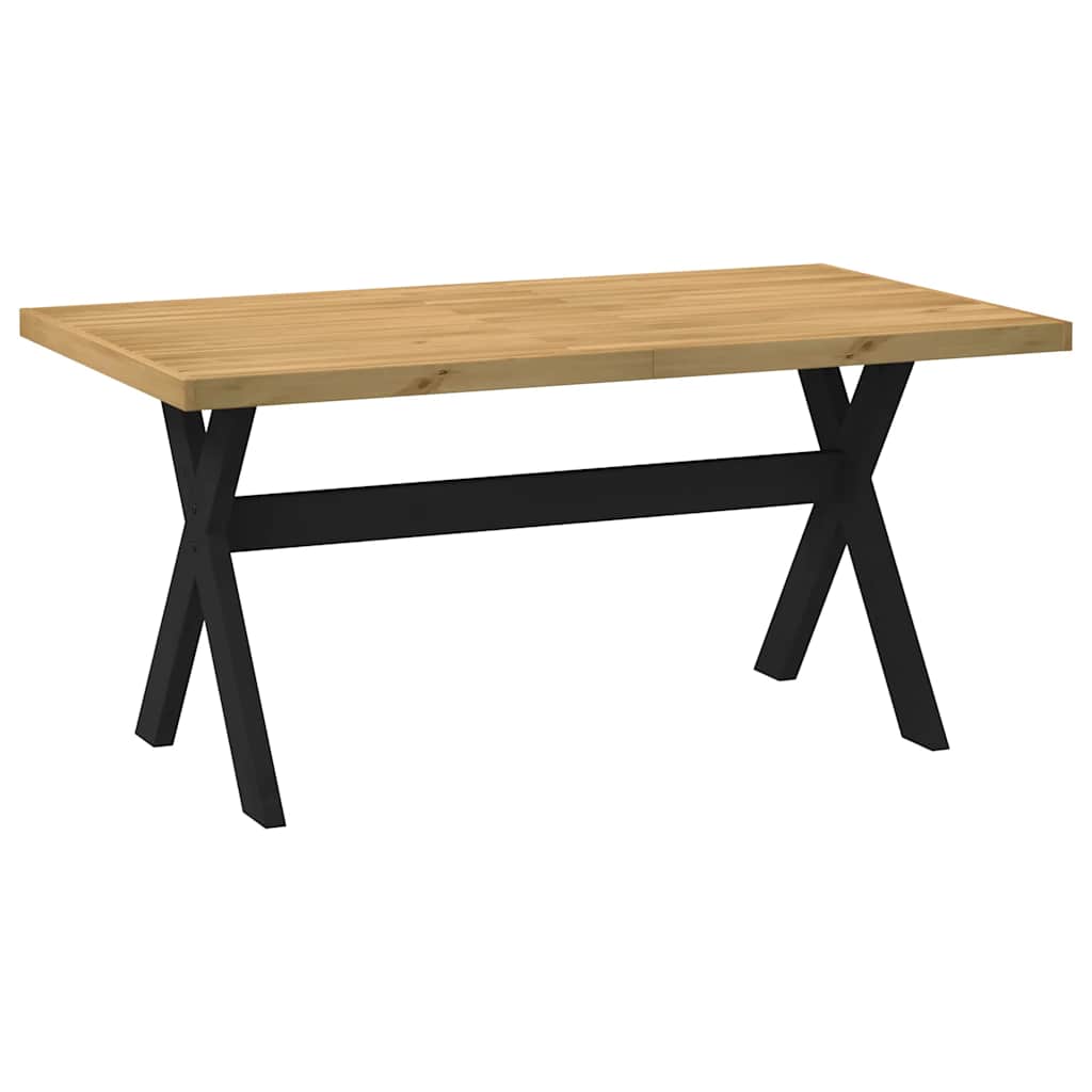 Mesa Comedor Noain Patas Forma X Madera Maciza Pino 160x90x75cm_3