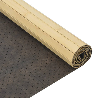 Vidaxl Alfombra Rectangular Bambú Color Natural Claro 70x500 Cm_4