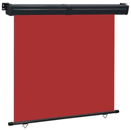 Vidaxl Toldo Lateral De Balcón Rojo 165x250 Cm_0