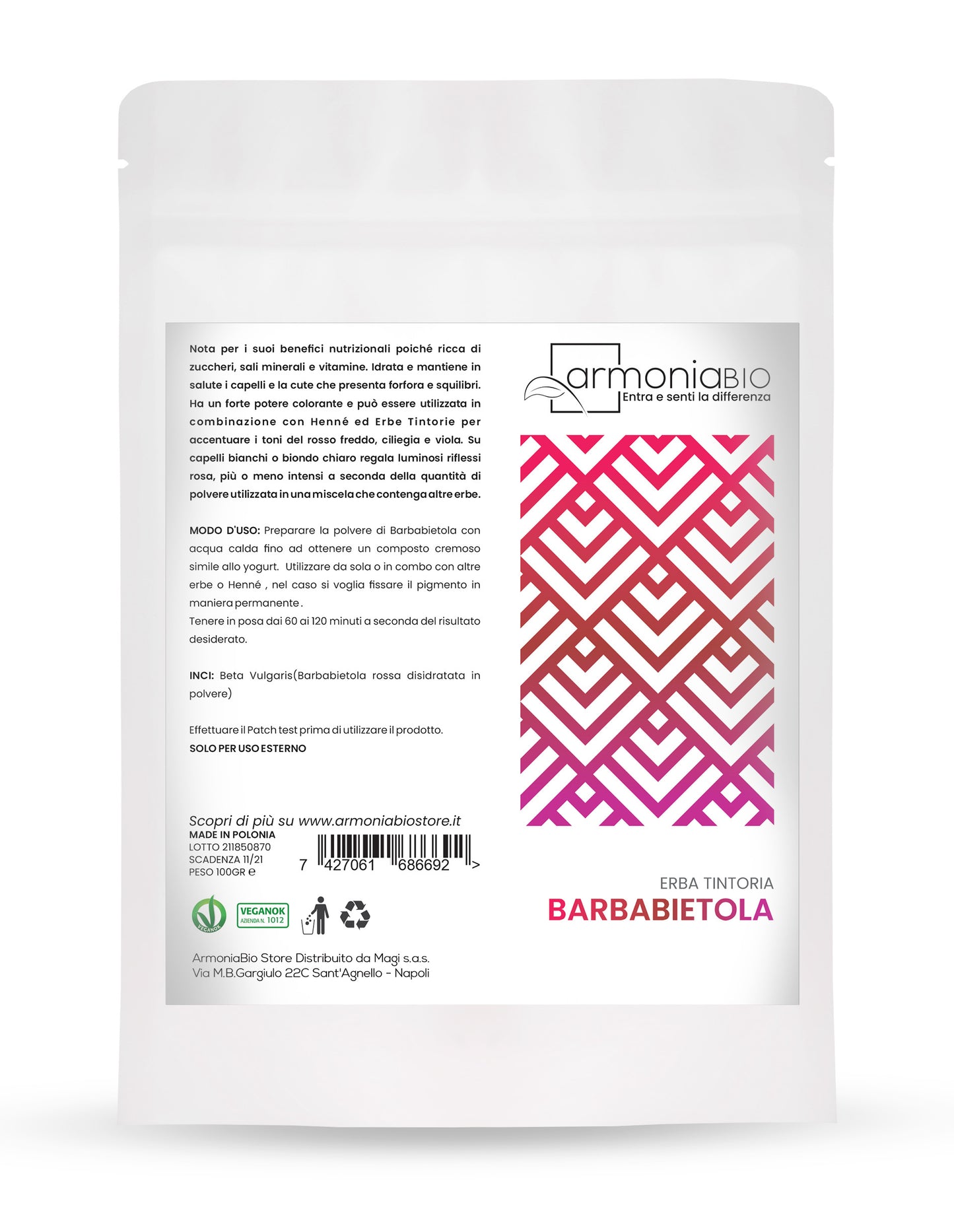Polvo Barbabietola Armoniabio 100g_1