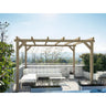 Pérgola de madera Sitges Maderland 600x300 cm