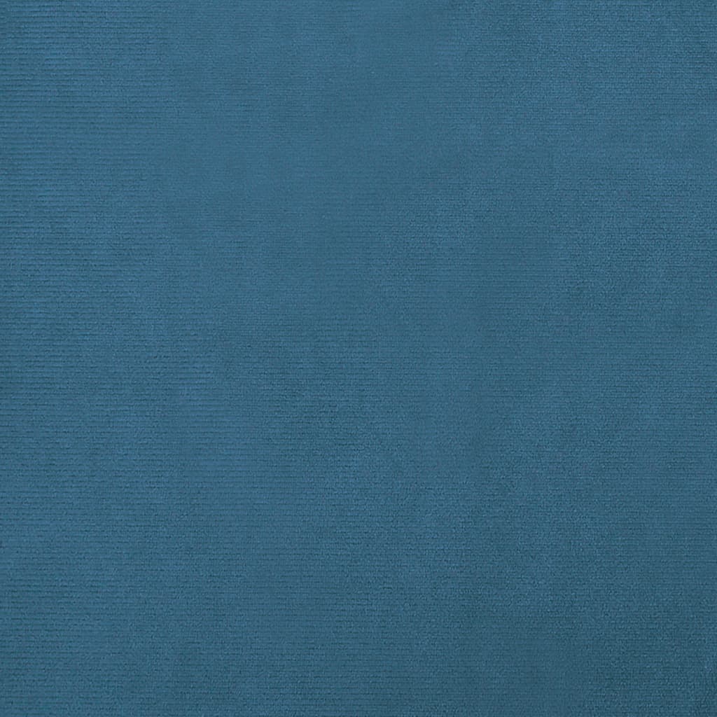 Cama Para Perros Con Extensión Terciopelo Azul 100x50x30 Cm / Vetonek_1