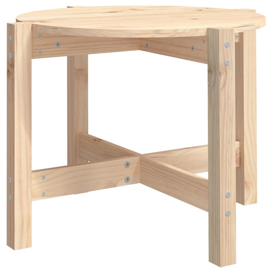 Mesa De Centro De Madera Maciza De Pino 62,5x45 Cm_0