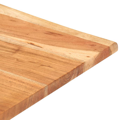 Mesa Alta De Bar Borde Natural Madera Maciza Acacia 50x50x110cm_2