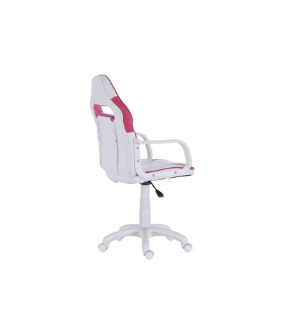 Silla Gaming Xtr X10 De Oficina, Despacho O Estudio, Acabado En Símil Piel Blanco/rosa, 101 Cm(alto)57 Cm(ancho)60 Cm(largo)_1