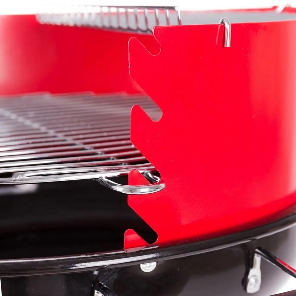 Barbacoa Carbón Redonda Acero 58 X 54 X 88 Cm Ldk Garden