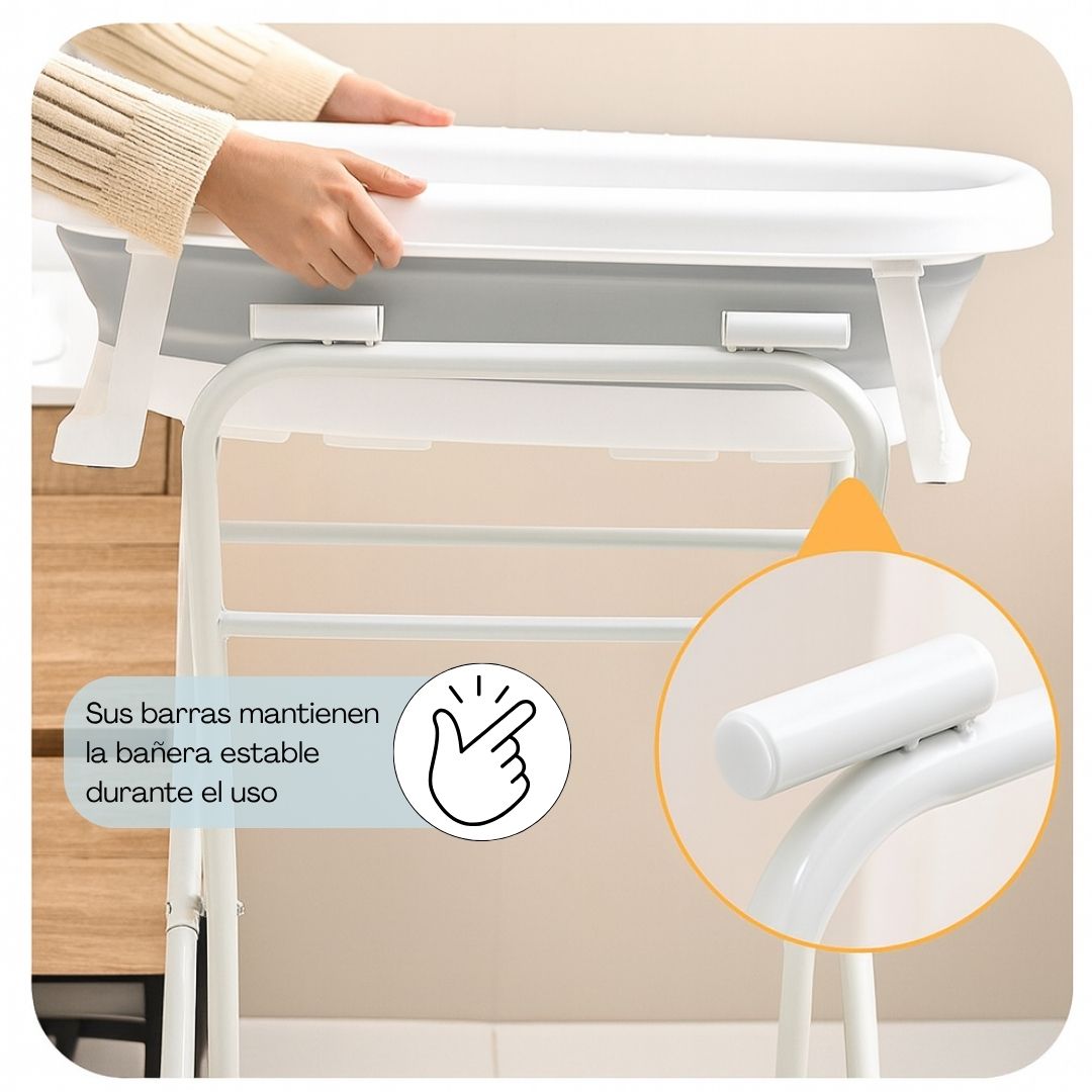 Estructura Plegable Para Bañera De Bebé, Soporte Elevado Con Diseño Compacto Bathby_4