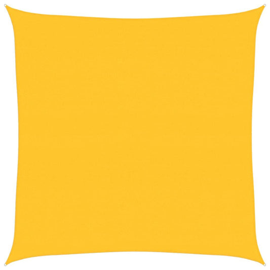 Vidaxl Toldo De Vela Cuadrado Hdpe Amarillo 160 G/m² 4,5x4,5 M_0