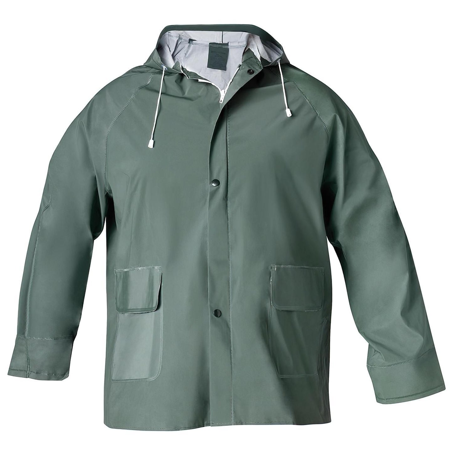 Traje De Agua Impermeable Verde Pvc         Talla 7-l